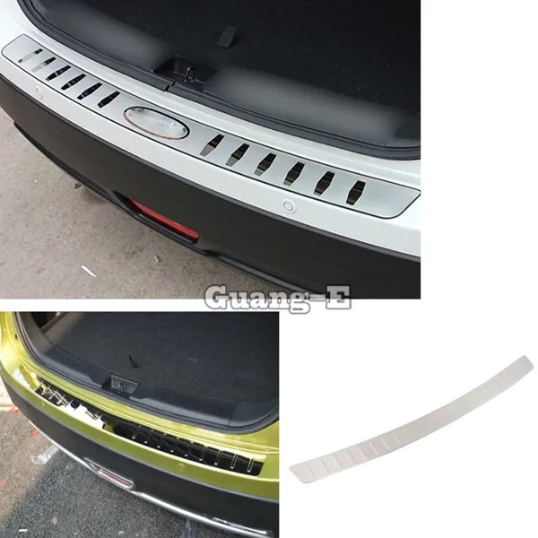 Для Suzuki S-Cross Scross SX4 2014 2015 2016 2017 автомобильный внешний задний бампер Защитная фотомагнитная педаль из нержавеющей стали
