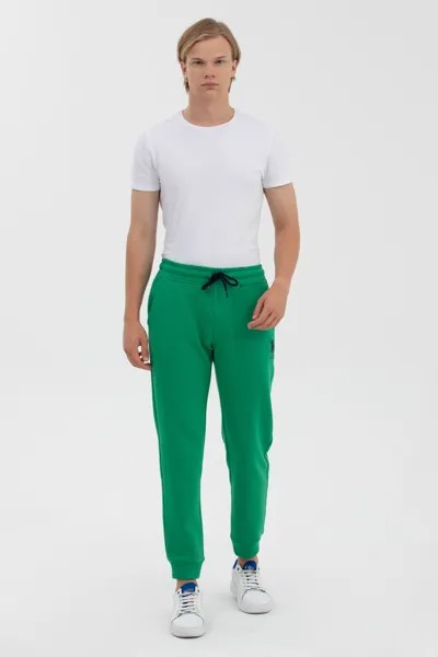 Спортивные брюки мужские U.S. POLO Assn. G081SZ0OP-000-1574064-HEROLDIY023 зеленые 2XL