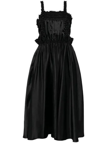 Noir Kei Ninomiya платье с оборками, черный