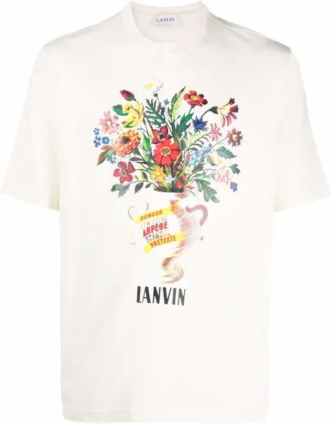 LANVIN футболка с логотипом