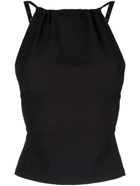 Топ без рукавов Dion Lee, черный