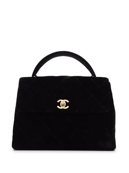 Chanel Pre-Owned маленькая стеганая сумка 1997-го года с логотипом CC