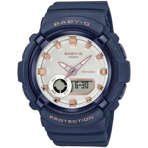 Наручные часы CASIO Baby-G BGA-280BA-2A, синий, золотой