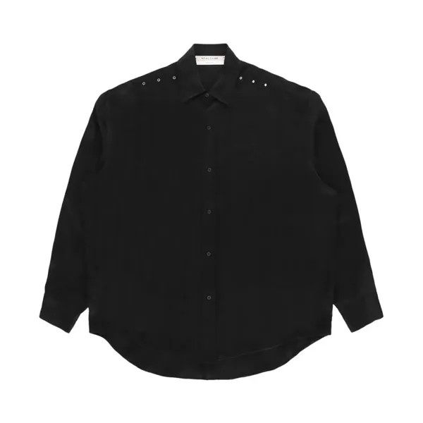 Рубашка 1017 ALYX 9SM Long-Sleeve Cupro Shirt, черный