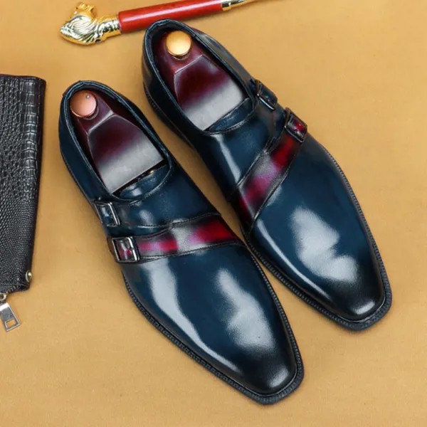 Туфли мужские из натуральной кожи, деловые классические, для отдыха и вечеринок, английский стиль, повседневная обувь для работы, большие размеры 45 46