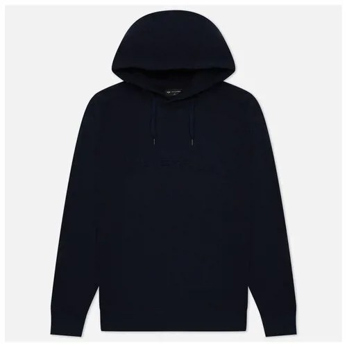 Мужская толстовка MA.Strum Embossed Logo Overhead Hoodie синий, Размер XS