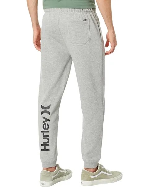 Брюки Hurley One & Only Solid Fleece Joggers, цвет Dark Grey Heather