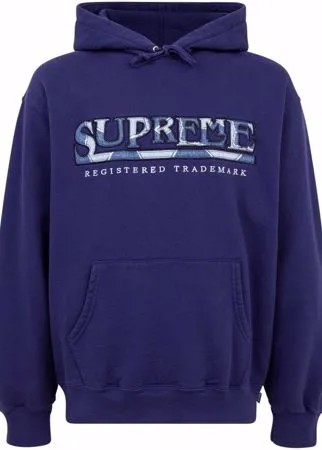 Supreme худи с логотипом