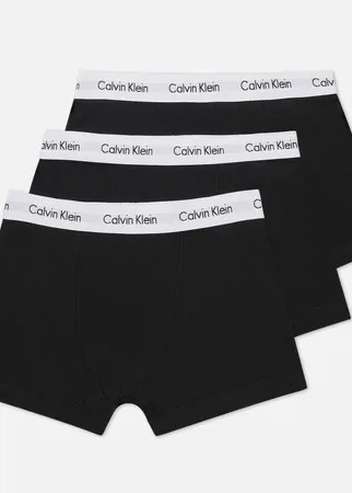 Комплект мужских трусов Calvin Klein Underwear 3-Pack Trunk Brief, цвет чёрный, размер XL