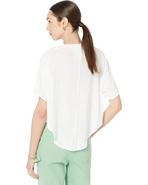 Футболка Free People Just Breathe Tee, цвет Painted White