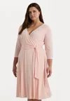 Платье из джерси CARLYNA SLEEVE DAY DRESS Ralph Lauren, светло-розовый