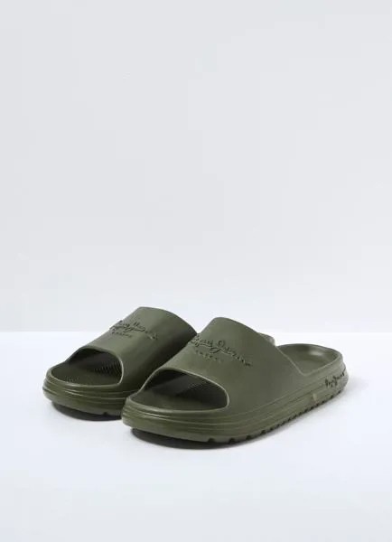 Мужские сланцы Pepe Jeans London (BEACH SLIDE PMS70119), зеленые