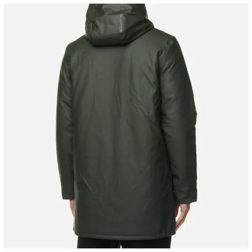 Мужская куртка дождевик Stutterheim Stockholm Winter зелёный, Размер XL