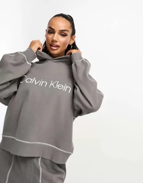 Серая худи Calvin Klein Future Shift