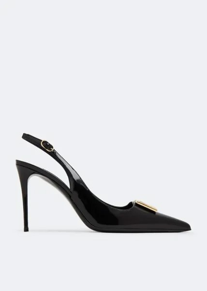 Туфли Dolce&Gabbana Polished Slingback, черный