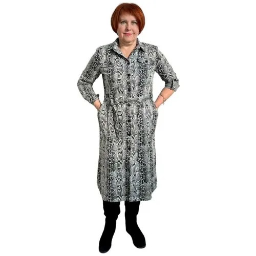 Платье женское. Офисное женское платье. Женское платье на каждый день. Размер 52