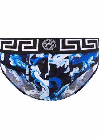 Versace трусы-брифы с принтом Baroccoflage
