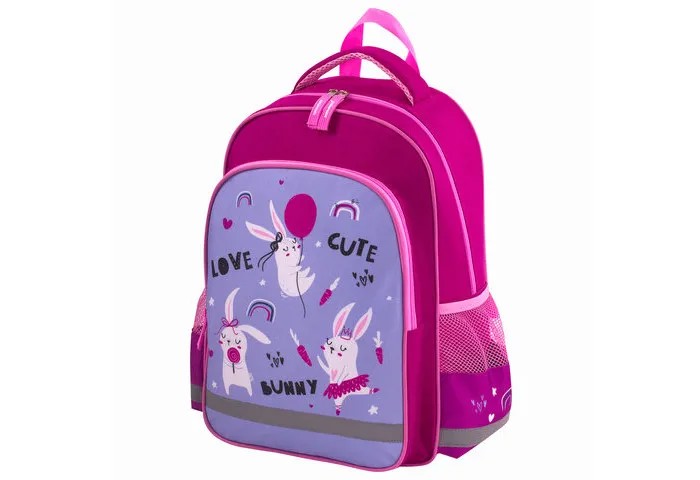 Пифагор Рюкзак School для начальной школы Funny bunnies 38х28х14 см