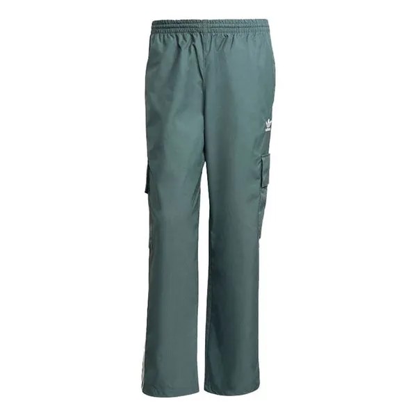 Спортивные штаны Men's adidas originals 3-Stripes Cargo Woven Breathable Running Sports Pants/Trousers/Joggers Light Blue, мультиколор