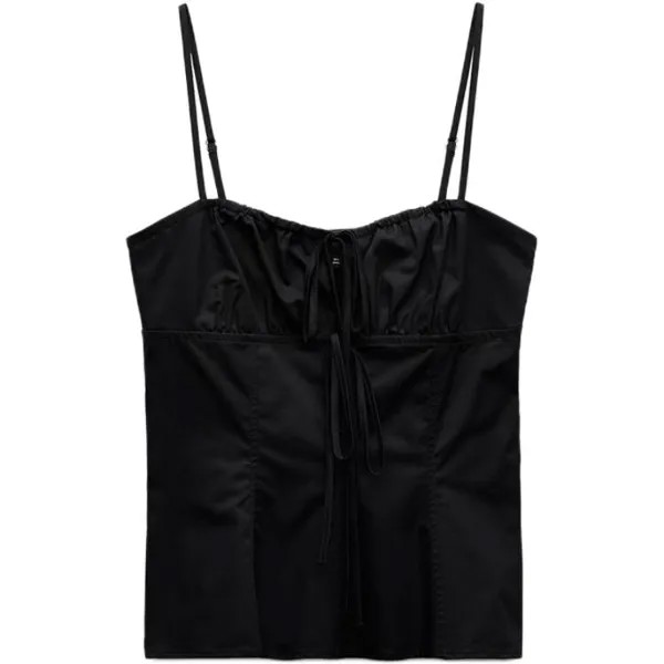 Майка женская черная Zara