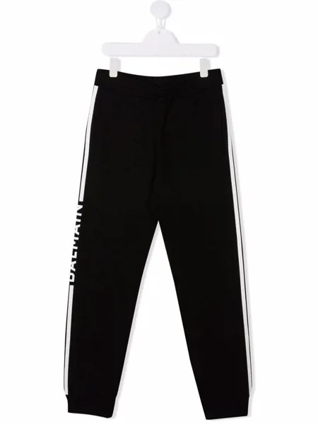 Balmain Kids спортивные брюки с логотипом