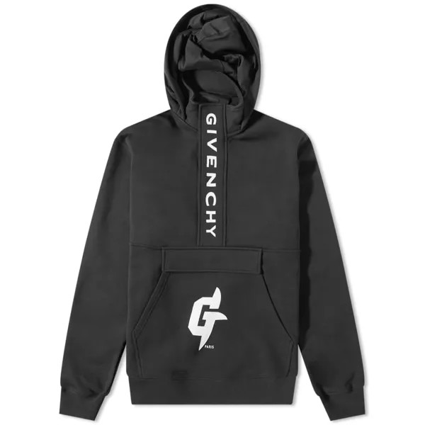 Толстовка на молнии с логотипом Givenchy G, черный