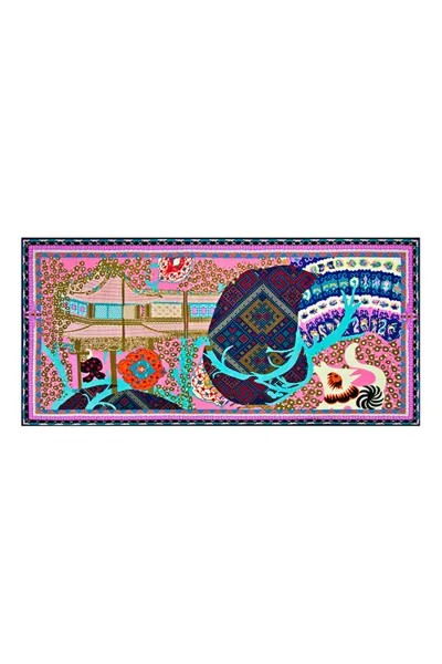 Палантин женский Eleganzza B43-3177-13 зеленый