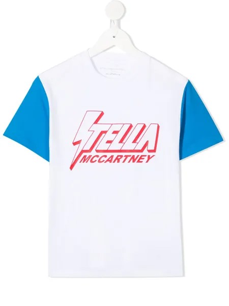 Stella McCartney Kids футболка с принтом Stella
