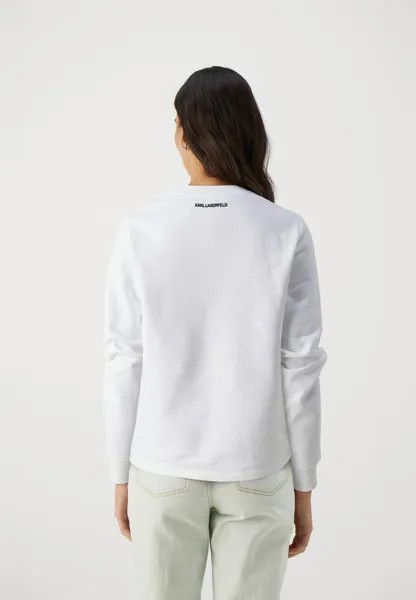 Спортивный свитер HEM SIGNATURE KARL LAGERFELD, белый