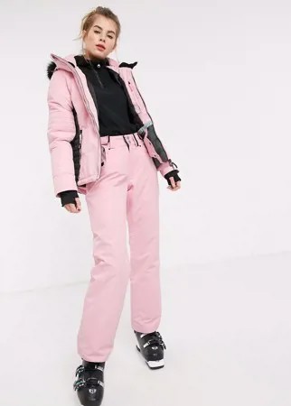 Розовые горнолыжные брюки Surfanic-Розовый