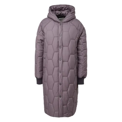 Пальто  Q/S by s.Oliver, демисезон/зима, удлиненное, размер XS, серый