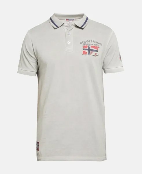 Рубашка поло Geographical Norway, серый