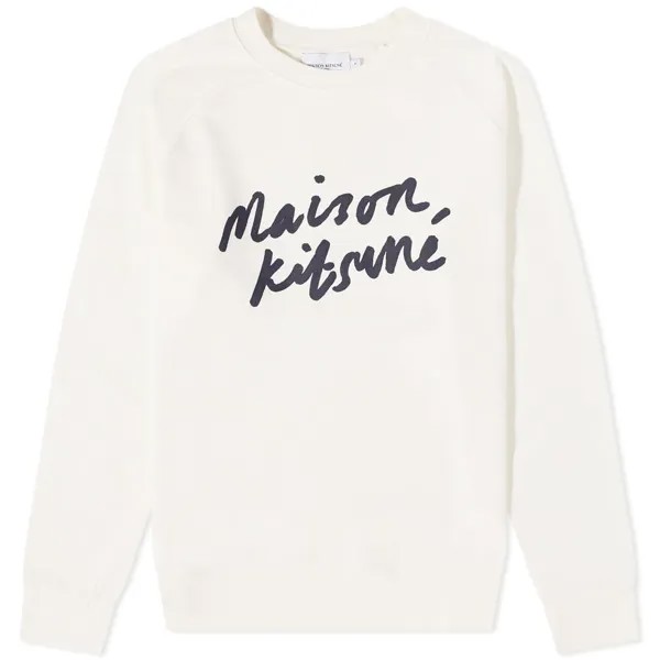 Толстовка Maison Kitsuné Handwriting Clean Crew Sweat