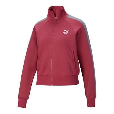 Puma Iconic T7 Full Zip Jacket Женские красные пальто Куртки Верхняя одежда 531852-25