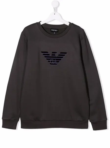 Emporio Armani Kids толстовка с логотипом