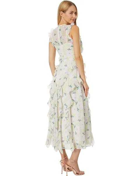 Платье Ted Baker Calinia Sleeveless Waterfall Midi Dress, цвет Lilac