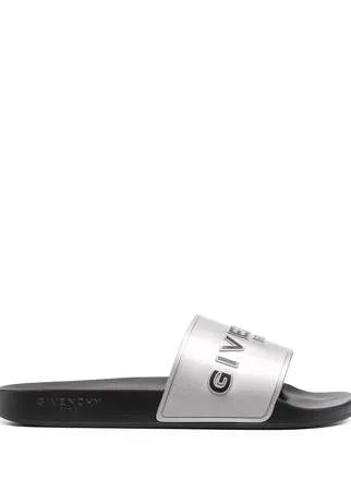 Givenchy шлепанцы с логотипом