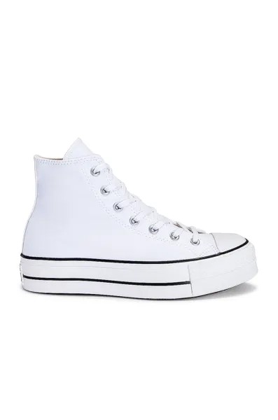 Кроссовки Converse Chuck Taylor All Star Platform Canvas High Tops, цвет White & Black