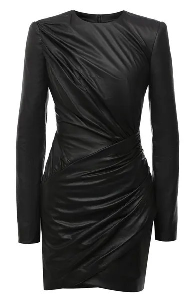 Кожаное платье Alexandre Vauthier