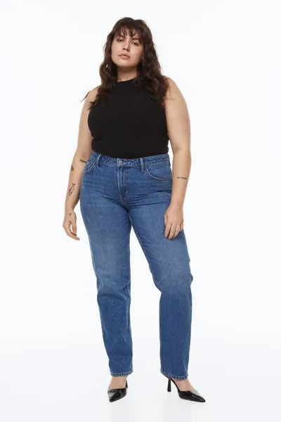 Джинсы женские H&M 1105593011 синие 58 IT (доставка из-за рубежа)