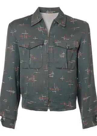 Fake Alpha Vintage куртка с узором 'Rockabilly'