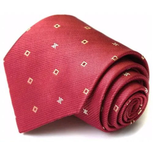 Шелковый галстук темно-малинового цвета Celine 58555