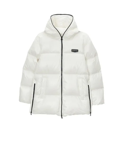 Пуховик с капюшоном aw23 Duvetica, белый