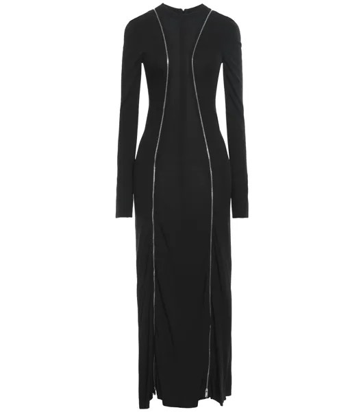 Платье макси Victoria Beckham, черный
