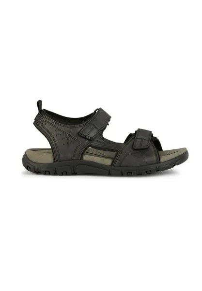 Трекинговые сандалии U STRADA Geox, цвет black