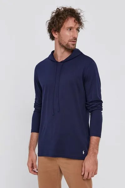 Футболка с длинными рукавами, хлопок 714844760001 Polo Ralph Lauren, темно-синий