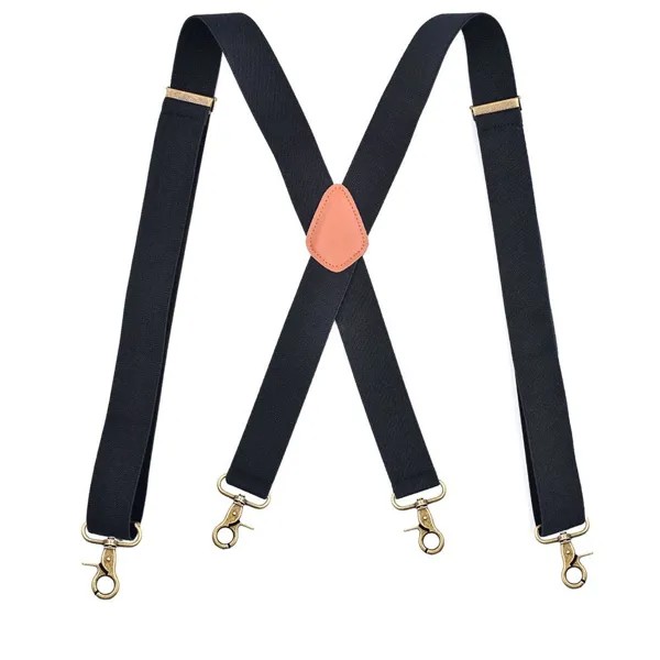 Винтаж Крючковые подтяжки для мужчин Свадьба X-Back Heavy Duty Big Tall Регулируемые эластичные брюки Брюки Брекеты Отец Муж Подарки