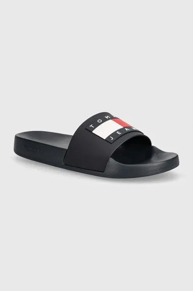 Шлепанцы POOL SLIDE ESS Tommy Jeans, темно-синий