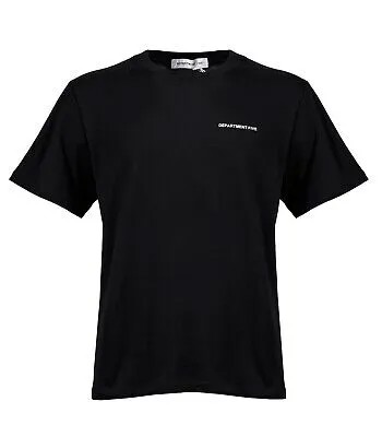 Черная хлопковая футболка Department 5 Gars для мужчин