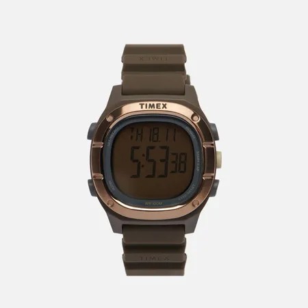 Наручные часы Timex Command LT Silicone, цвет коричневый